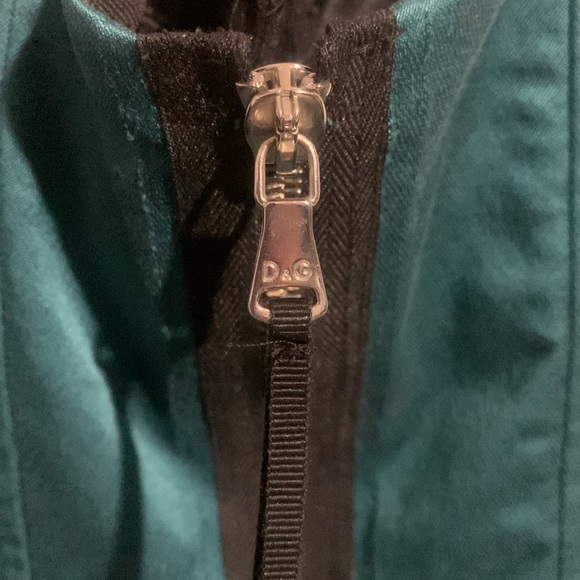 Dolce & Gabbana Green Satin Bustier Dress - Picture 4 of 8